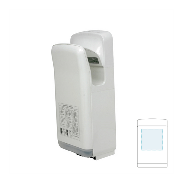 Asciugamani elettrico "duale" 35ºC BIANCO ABS Asciugamani elettrico "duale" 35ºC BIANCO ABS